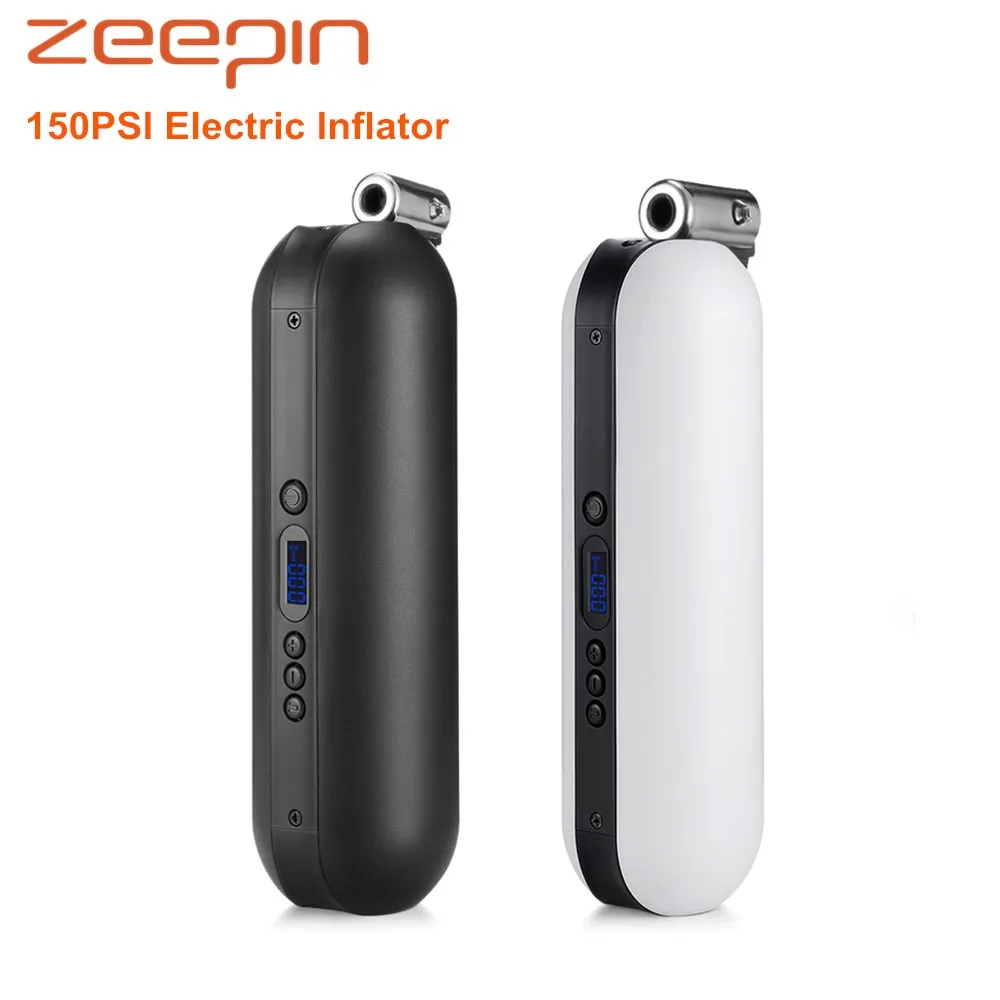 

150PSI Portable Bike Electric Inflator USB Cable Power Car Tyre Inflatable Pump LCD Digital Rechargeable For Auto Motorcycle