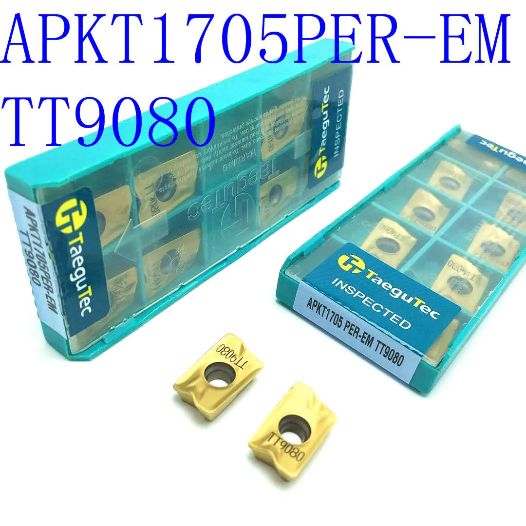 

20PCS Milling Tool APKT1705 PER-EM TT9080 High Precision Carbide Tool CNC Tool Machining Center Finishing Tool