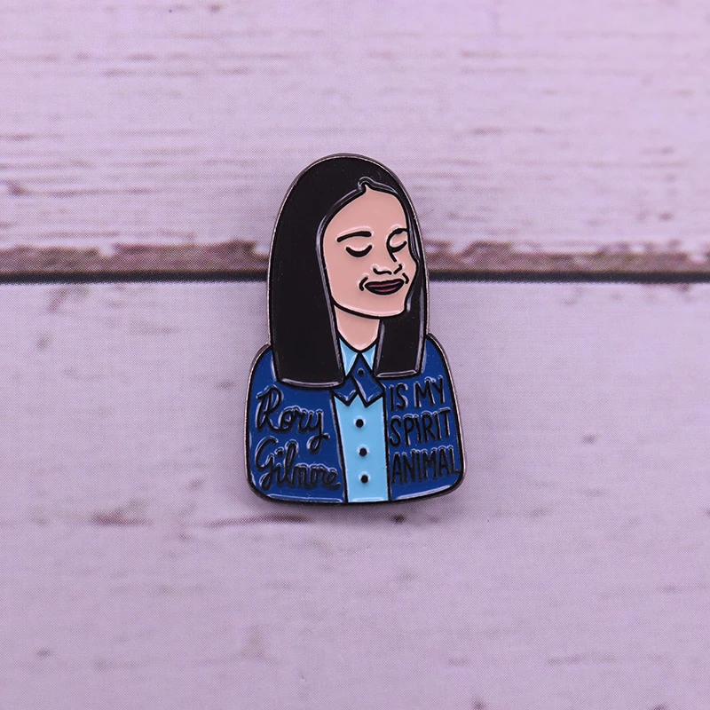 Эмалированный значок Rory Gilmore is my spirit в виде животного для девочек-фанатов клуба |