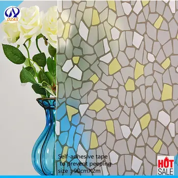 

2018 Glass Film adhesive PVC window toilet Cellophane translucent a piece of mail AS-CX opaque glass sticker