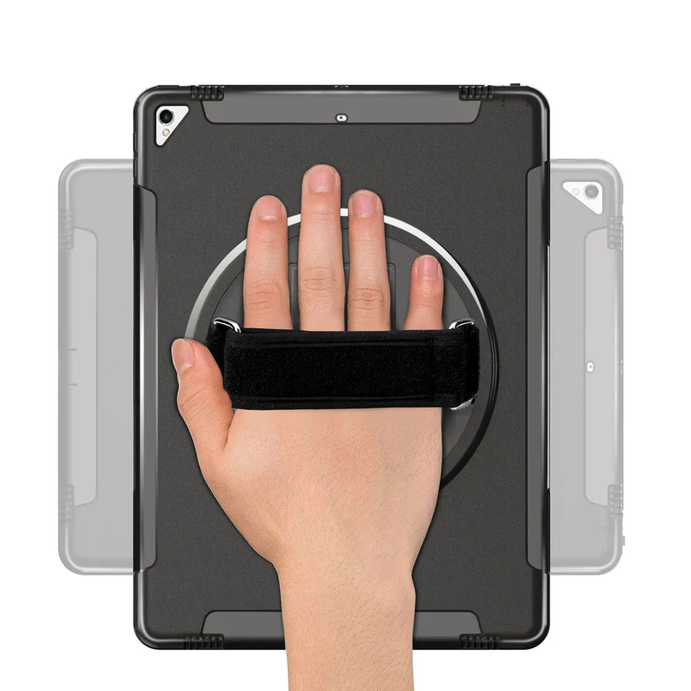Ntspace Tablet Alça de Mão Capa para Apple Ipad Pro 12.9 Polegada 2023 2023 2023 2023 2023 Resistente Híbrido Armadura à Prova de Choque Cases - Imagem 2