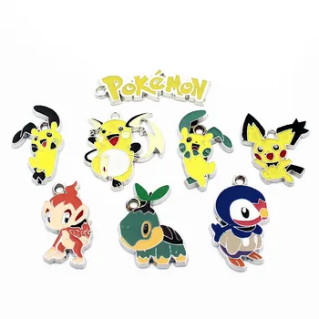 

20pcs/lot Alloy pretty Pocket Monsters dangle charms hanging charm DIY bracelet&pendant floating charms Pikachu jewelry