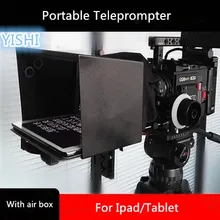 YISHI 10-дюймовый складной Портативный версия телесуфлер для мобильных телефонов и планшетов Ipad Новости Интервью живой речи телесуфлер