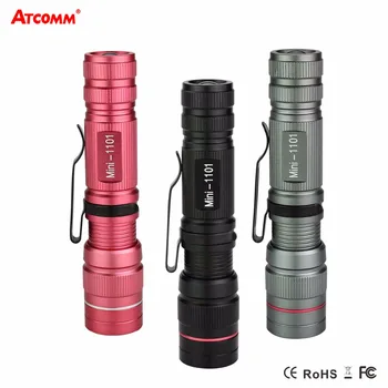 

CREE Q5 LED Flashlight 800 Lumen IP65 Waterproof 3 Modes Zoomable Focus LED Diode Torch Portable Tactical Emergency Lighting