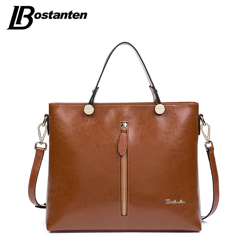 

BOSTANTEN Designer Handbags High Quality Women Bag Split leather Messenger Bag Luxury Brand Crossbody Bag Vintage Lady Handbags