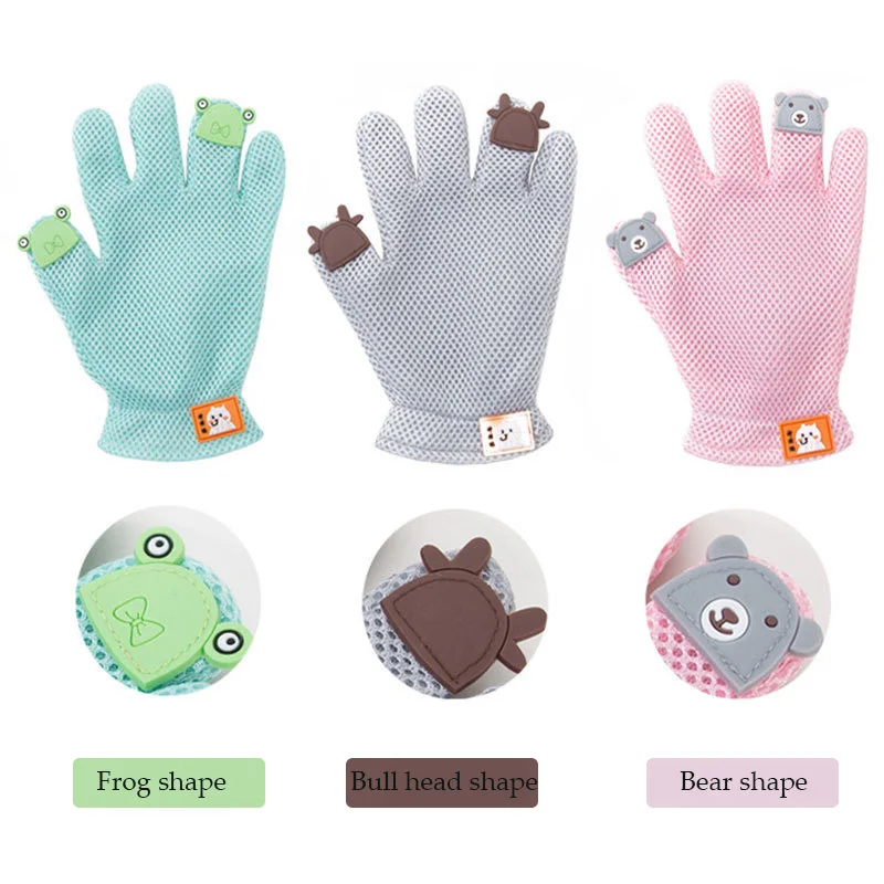 Cartoon Silica Gel Cat Grooming Glove Dog Grooming Brush Cat Grooming Comb to Clear Surface Float Hair and Cleaning Sheets Cartoon Silica Gel Cat Grooming Glove Dog Grooming Brush Cat Grooming Comb to Clear Surface Float Hair and Cleaning Sheets