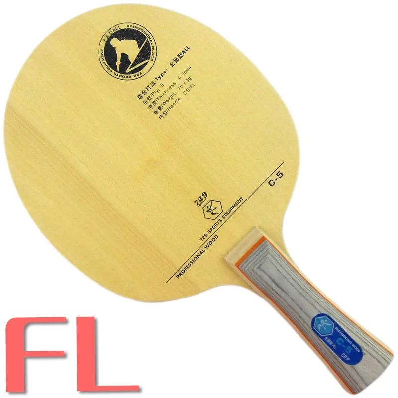 Новинка 729! C-5 для настольного тенниса RITC(C5 C 5), ракетка для настольного тенниса - Цвет: FL  long handle