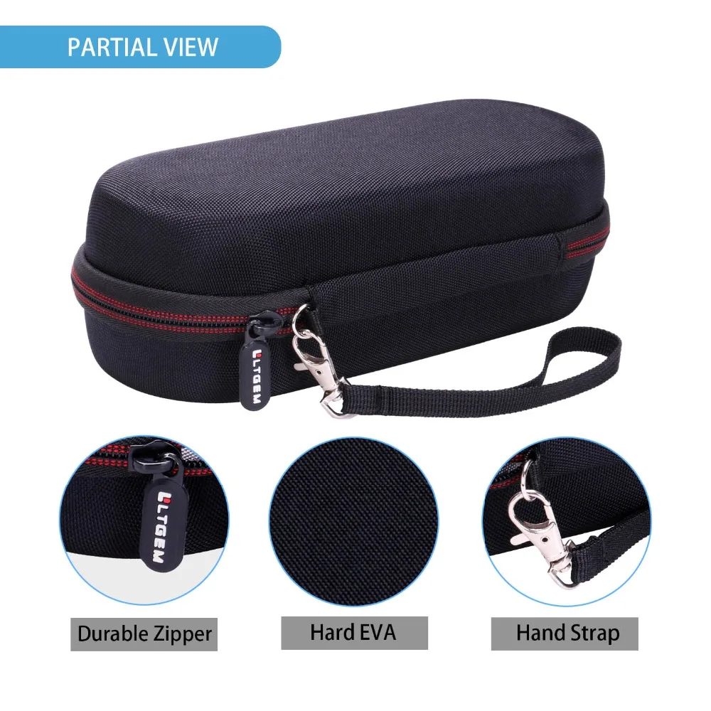 Hard Case for Fluke 323/324/325 True-RMS Clamp Meter Clamp Multimeter AC-DC TRMS Mesh Pocket for Accessories