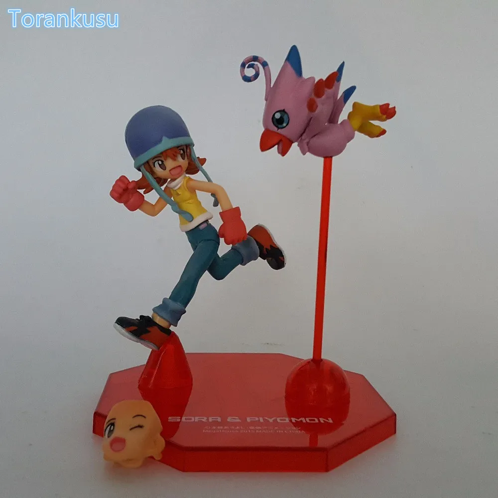 Digimon Action Figures Piyomon Takenouchi Sora PVC Figures 110mm Digital Monster Model Toys Digimon Adventure Tri Model Doll