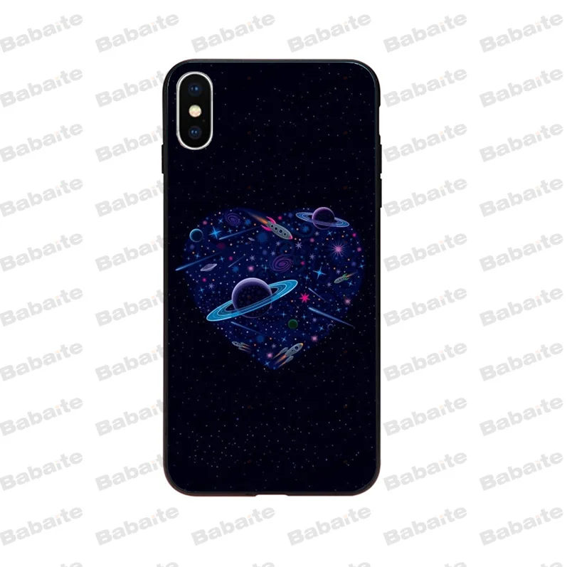 Outer Space Planet Spaceship Constellation Moon Stars 