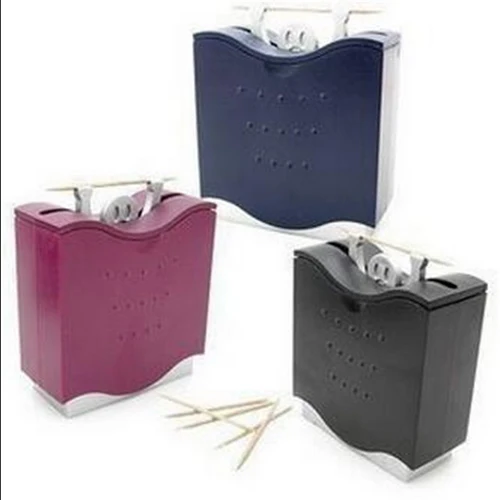 Creative Little Man Toothpicks Holders Automatic Toothpicks Box Table