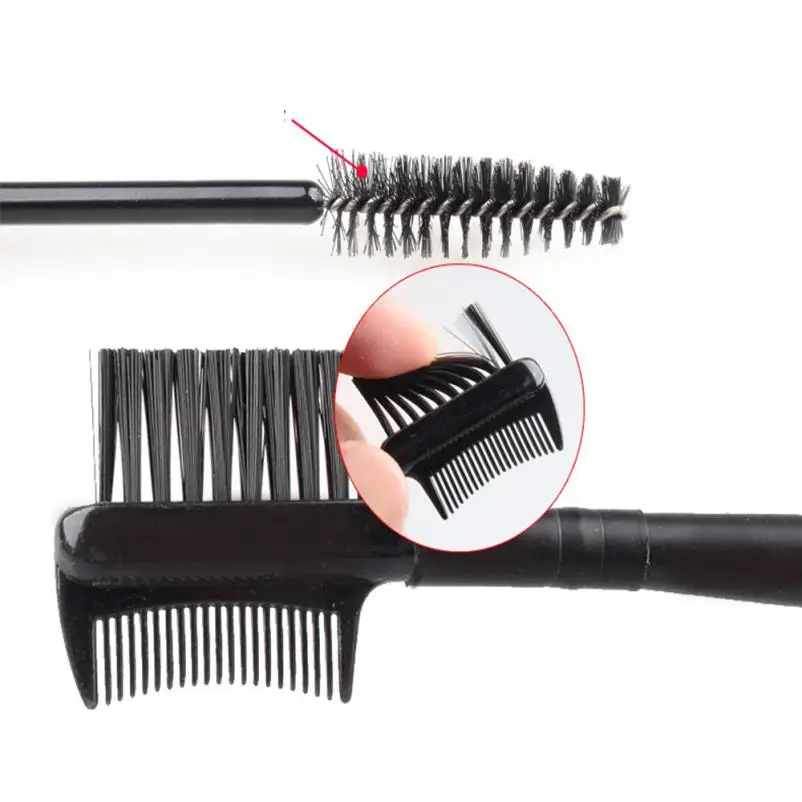 

Single-head Screw Eyelash Brush+Double Eyebrow Comb Brush Makeup Set Tools