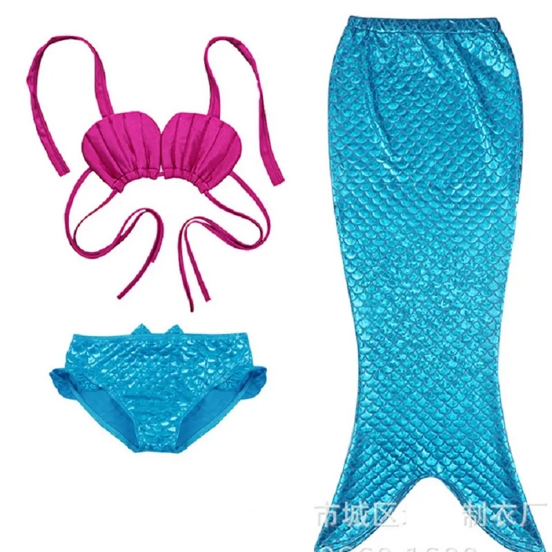 mermaid swimsuit costumes children mermaid tail for kids costume child