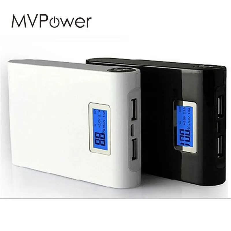 

Power Bank Box Case Dual USB Charger Charging 4x18650 Battery Kits For Phone