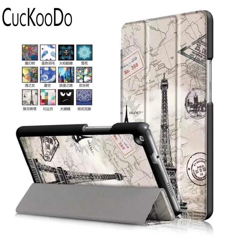 

CucKooDo Ultra Lightweight Standing Protective Cover with Auto Wake / Sleep for Huawei Mediapad M3 Lite 8.0 Tablet 2017 Release