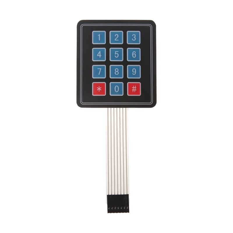 

New Matrix Array 12 Key Membrane Switch Keypad Keyboard For Arduino AVR 4 x 3 hot