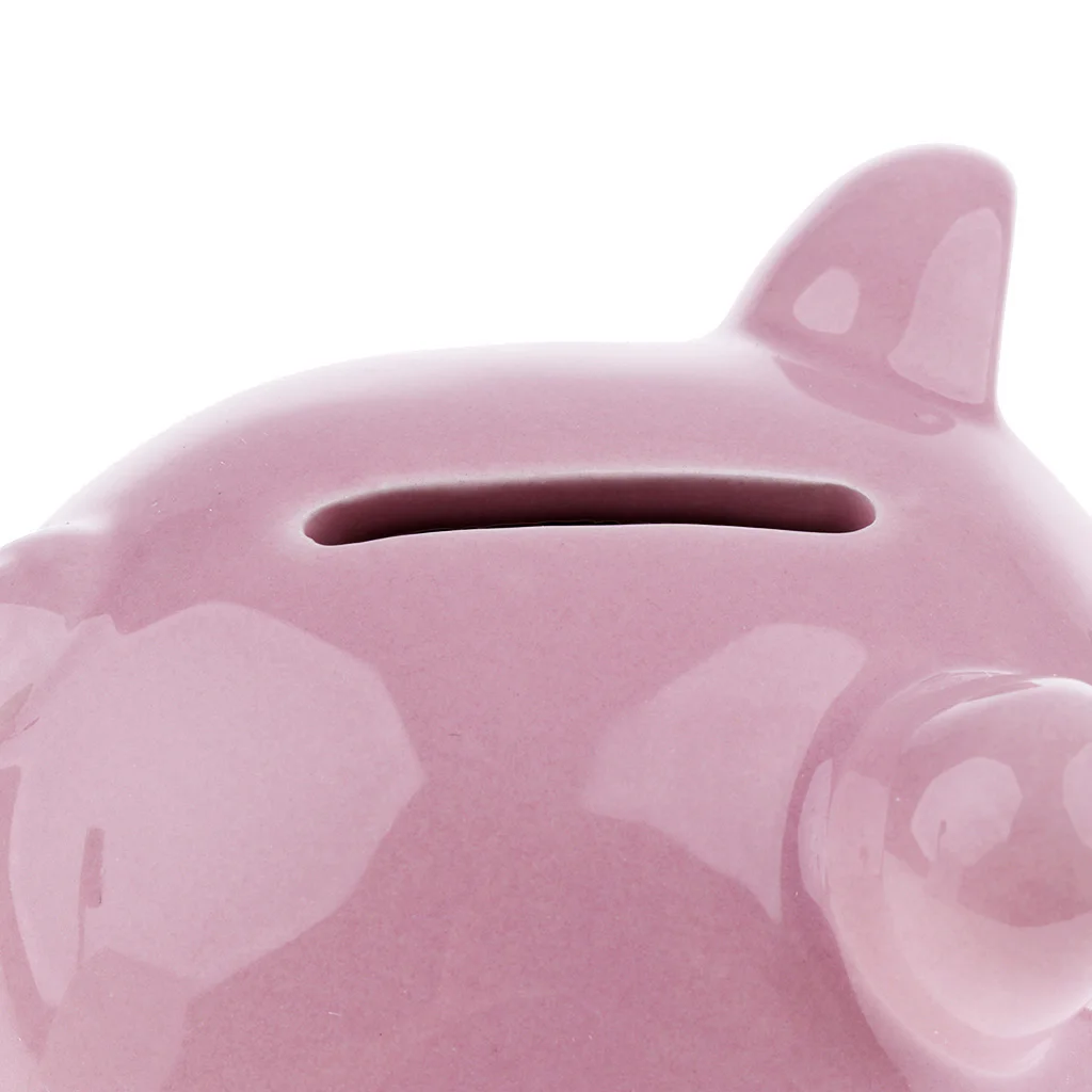 Cute Ceramic Piggy Bank Saving Cash Coin Money Box Children Toy Kids Gifts