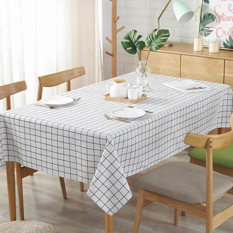 

Modern Plaid Table Cloth Tablecloth Nappe Table Cover Party Wedding Table Cloth for Home Table Decoration Mantel Home Textile