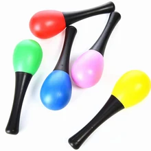 Пластиковые маракасы песок молоток Погремушка шейкер игрушечные музыкальные инструменты выбор для детского праздника детей