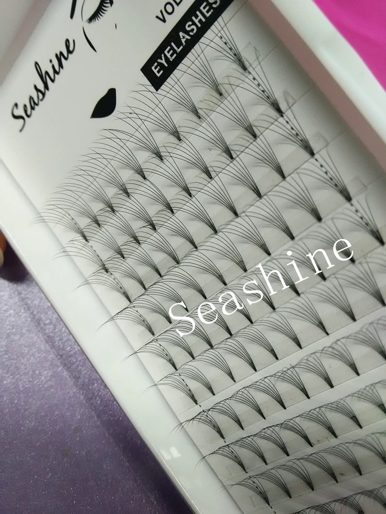 

5 Trays 0.07 0.10 C D Curl 6D Short Stem Volume Fans Individual Eyelash Extension Premade Fans South Korean Silk Free Shipping