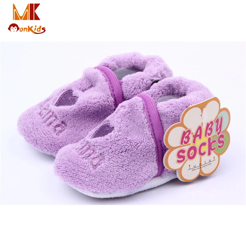 MK 2016 New Winter Baby Shoes Slip on Toddler Moccasins Neutral Shallow