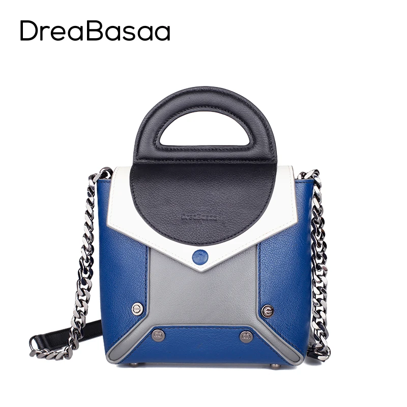 DreaBasaa font b Women b font Messenger font b Bags b font Genuine Leather font b