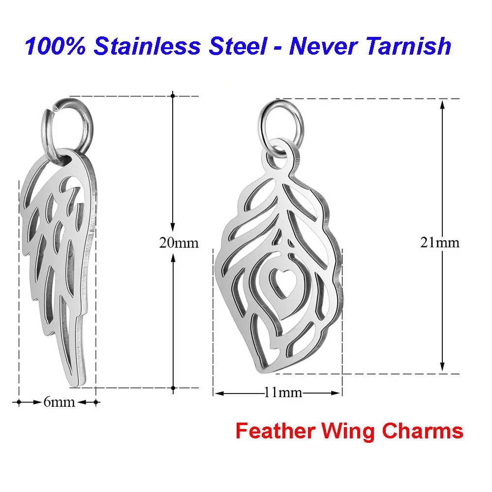 

5pcs/lot 100% Stainless Steel Hummingbird Charms VNISTAR High Polished Elephant Pendant Cat DIY Jewelry Findings Supplies