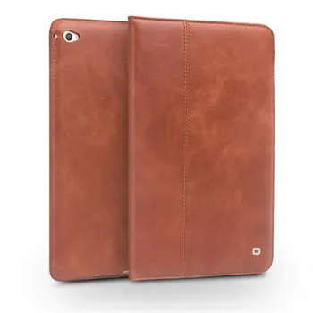 

QIALINO luxury Genuine Leather smart stand flip cover for iPad mini 4 case Flip Stents Automatic wake up & sleep function Case