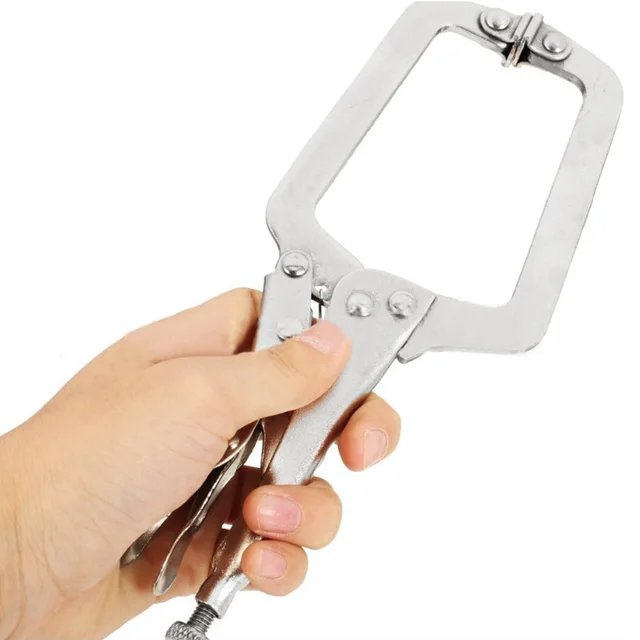 Multi-function Locking Clamp  23cm Locking Vise Grip Welding Clamp C-clamp Sheet Steel Clamp - Image 2