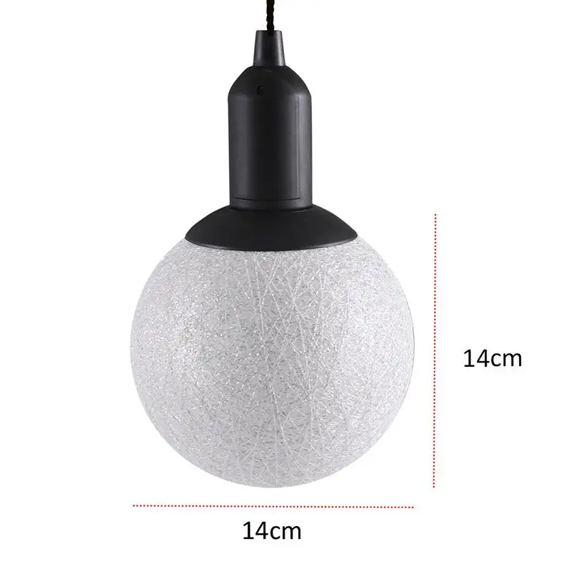 Creative Cotton Ball Light Aaa Battery Powered Globe Pendant