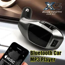 Bluetooth MP3 playerhandsfree автомобильный комплект AUX Hands Free fm-передатчик с двойной USB MP3 SD ЖК-дисплей автомобиля Зарядное устройство Авто-прикуриватели