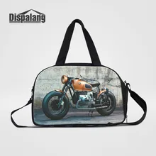 Dispalang многофункциональная дорожная сумка с принтом мотоцикла, большая емкость, Мужская Ручная сумка для багажа, дорожная сумка, мужские сумки для выходных