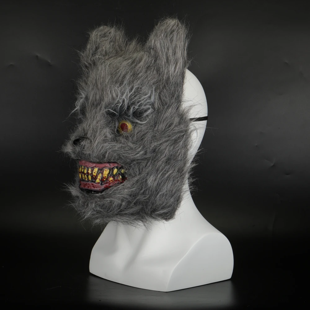 Animal Masks Animal Themed Costumes Horrible Rabbit Mask Felt Plastic Cosplay Prop Halloween Accessories Men Women Face Mask     (16)