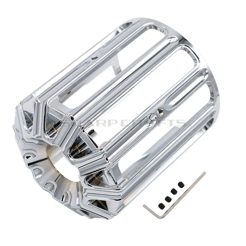 Черная хромированная масляная Крышка для мотоциклетного фильтра CNC Harley Sportster XL 883