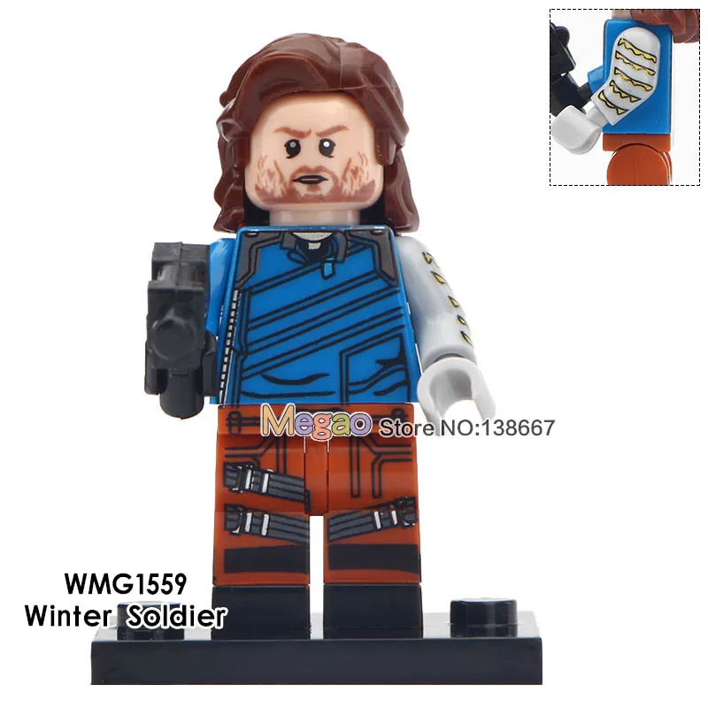 

Building Blocks Single Sale Infinity War Nebula Spiderman Star-Lord Tree Man Super Heroes Learning Children Toys