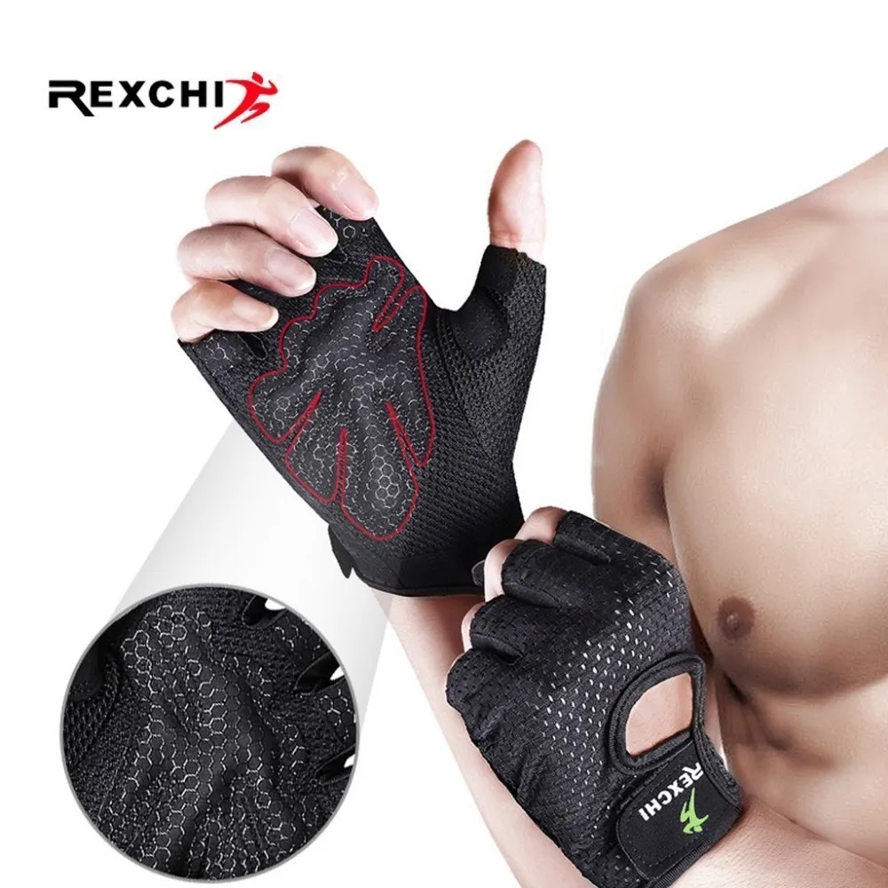 REXCHI Crossfit Gym Gloves for Fitness Men Women Half Finger Workout Sports Equipment Weight Liftin