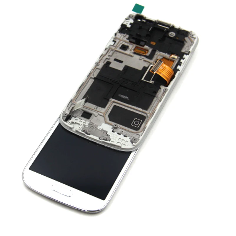 Запасные части с рамкой для samsung Galaxy S4 mini i9190 i9195 i9192 ЖК дисплей + 100% хорошо работает