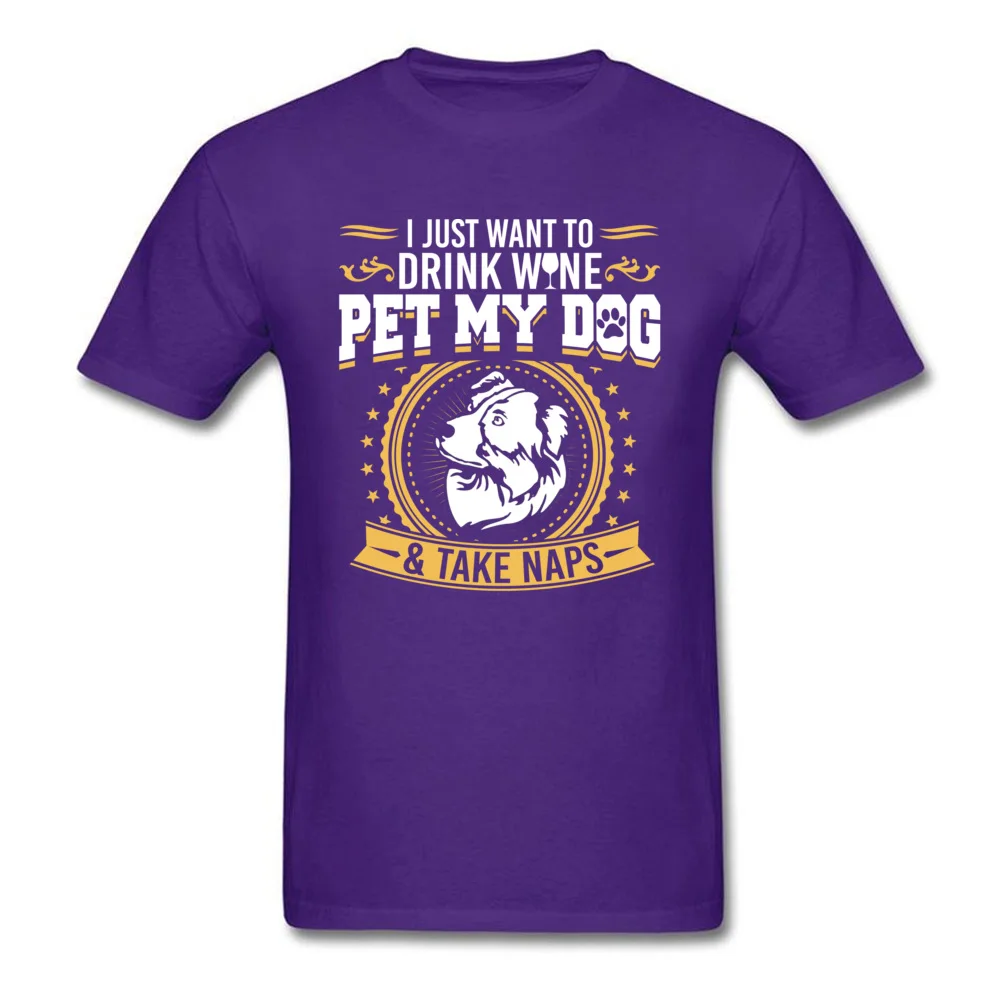 Australian Shepherd Pet My Dog Drink Wine_purple