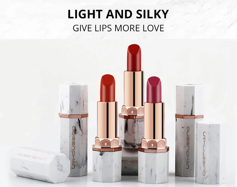 12 color marble Moisturizing matte lipstick (3)