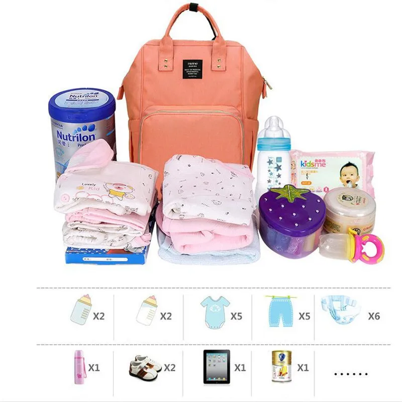 Mummy bag multi-functional large-capacity baby bag baby out leisure shoulder mummy bag03