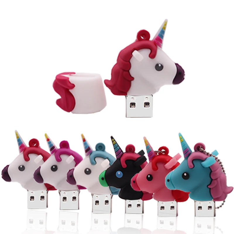 USB 2 0 мультяшный флэш накопитель 4 ГБ 8 16 32 64 128 карта памяти флешка мини компьютер