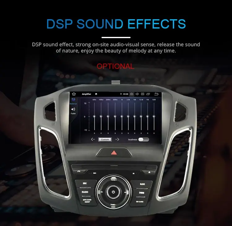 Best JDASTON Android 9.0 Car DVD Player For Ford Focus 2015 2016 2017 2018 WIFI Multimedia GPS Stereo 1Din Car Radio Audio Auto Video 5