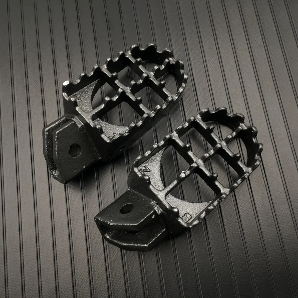 

NEW Pair 1993-2001 For Suzuki RM 80 RM80 Black Steel Pro MX Style Foot Pegs Pedals