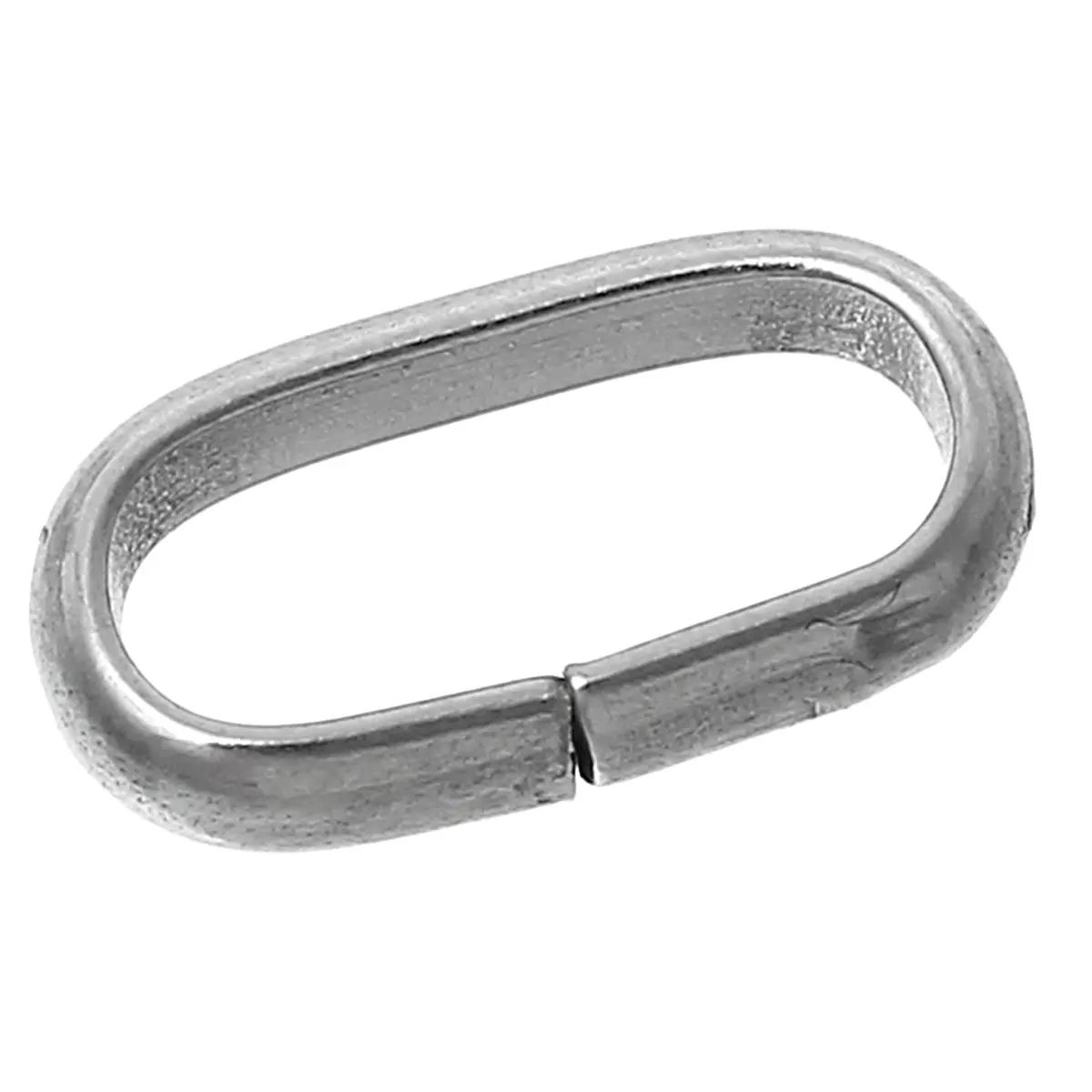 

Stainless Steel Opened Jump Rings Oval Silver Tone 10mm( 3/8") x 5mm( 2/8"), 14 PCs new