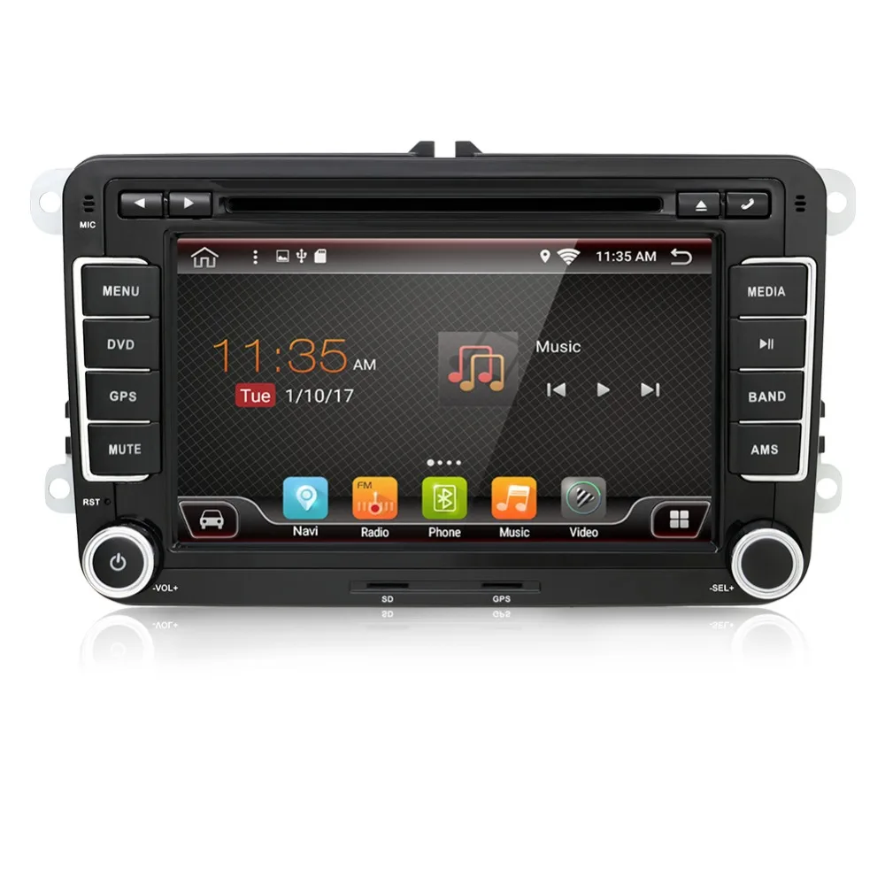Flash Deal Bosion 2 din android Car Radio DVD GPS Navigation For Volkswagen Caddy Golf Polo Sedan Touran Passat EOS 3G+DVD Auto 1