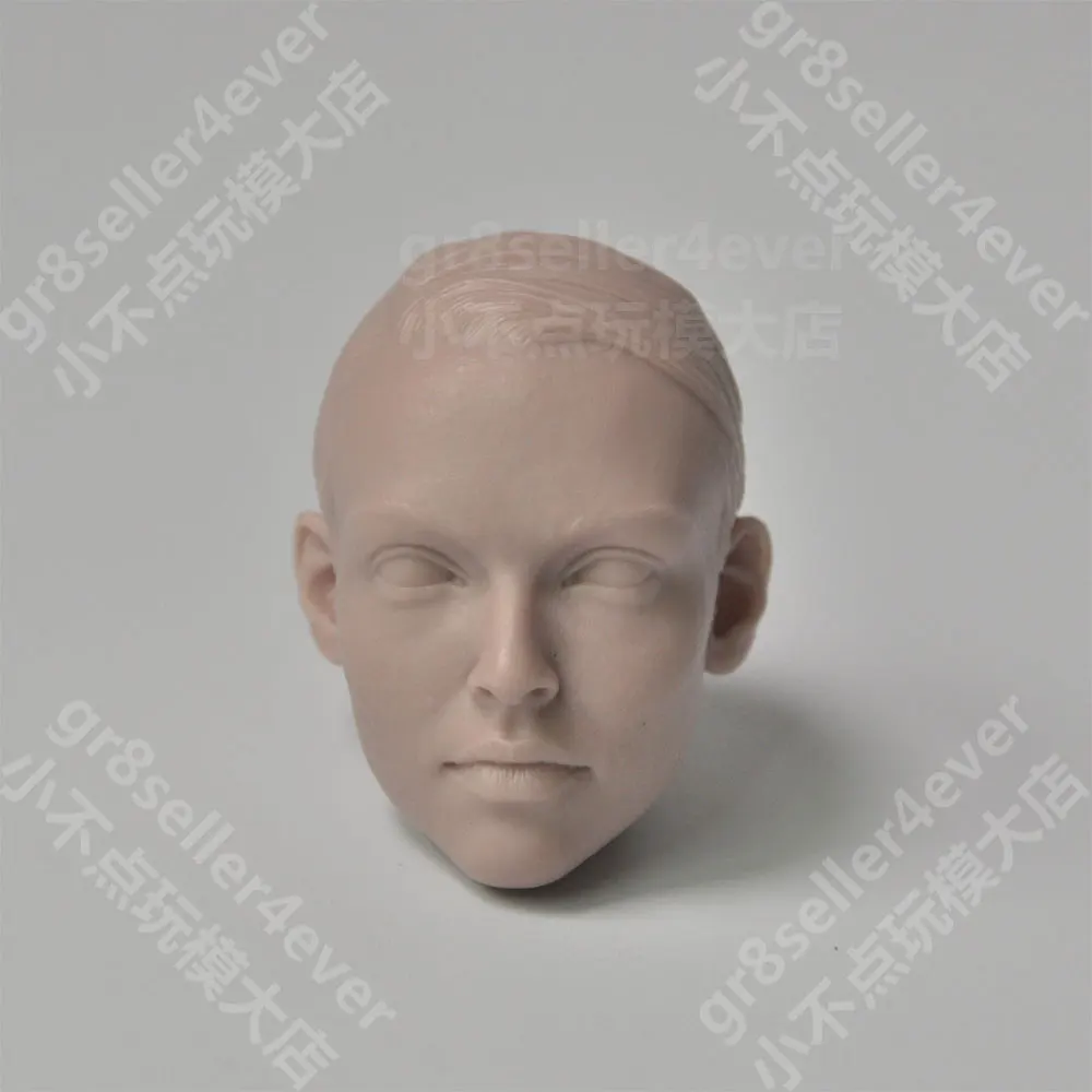 

Custom 1/6 scale Blank Head Sculpt Tracey female girls unpainted