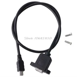 Принтер кабель для монтажа на панели + винт Mini USB 5 Pin Male to USB 2,0 B Female Jack