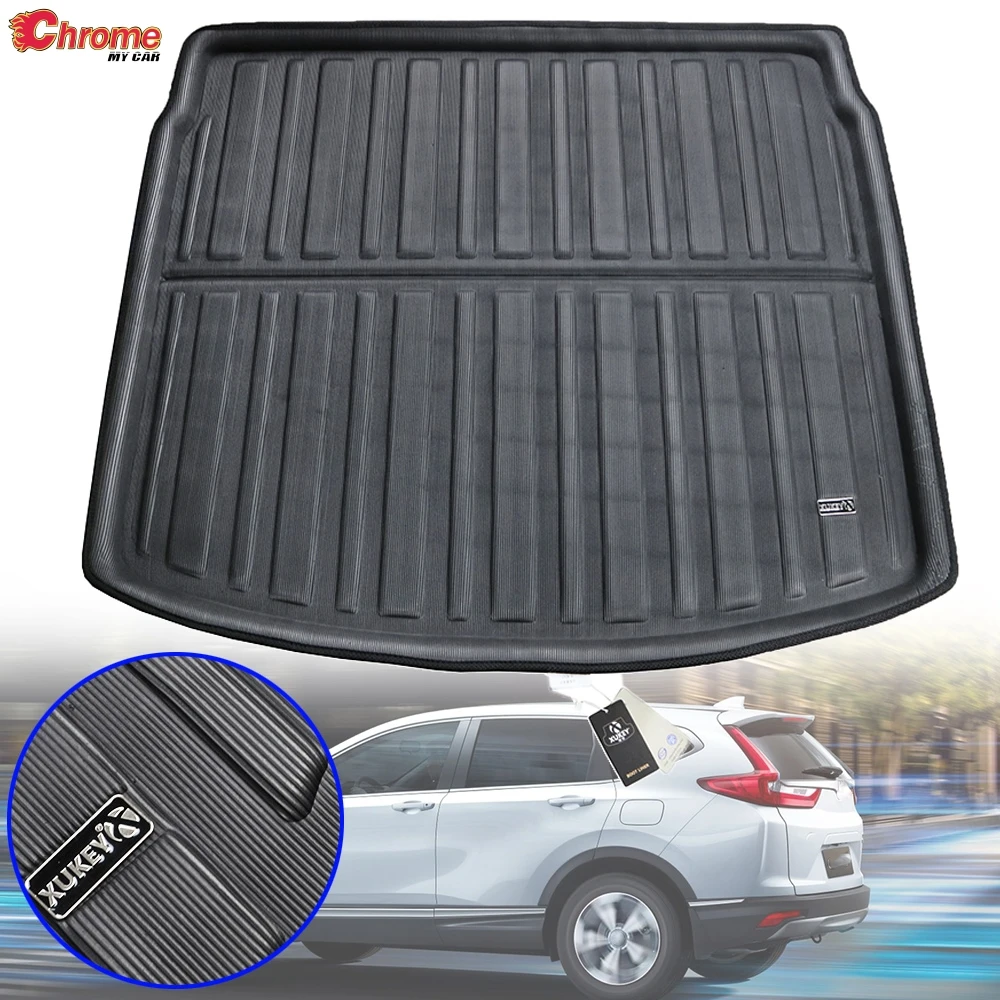 For Honda Cr V Crv 5th Gen 2017 2018 2019 Boot Mat Rear Trunk Liner Cargo Floor Tray Carpet Kick Guard Protector Car Accessories Aliexpress