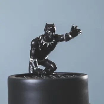 

2019 Little Dolls Hand-held Display Decorative Ornaments Creative Small Objects Anime Hero Black Panther Repair Small Ornaments
