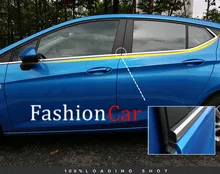 Нержавеющая Нижний Оконной рамы подоконник накладка 8 шт. Для Opel Astra K 2015 2016 2017 Хэтчбек НЕ ДЛЯ Opel Astra Sports Tourer
